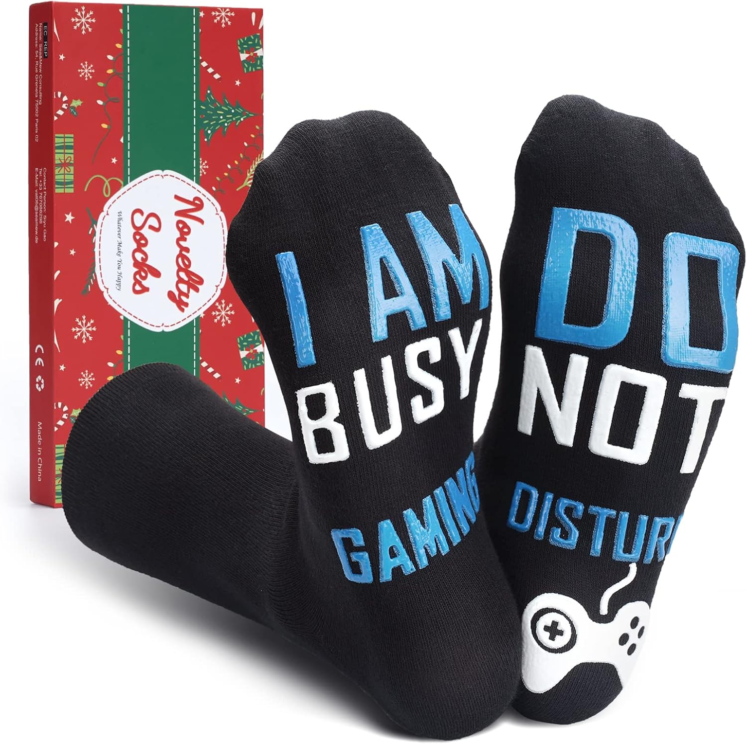 Gaming Gifts Novelty Funny Socks - Stocking Fillers for Teenage Boys Girls Mens...