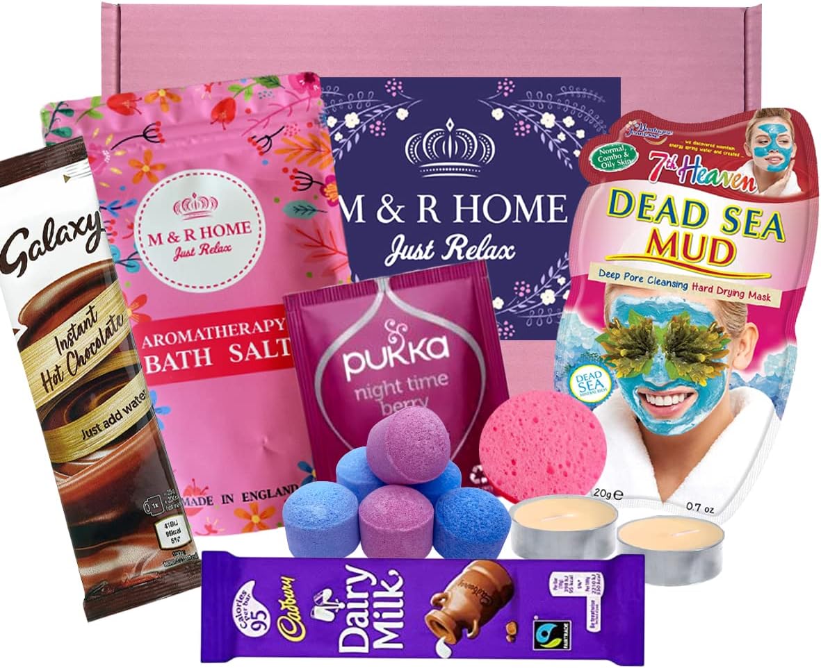 Pamper Gifts for Women, Self Care Package Relaxation Spa Gifts for Her, Hug in a...