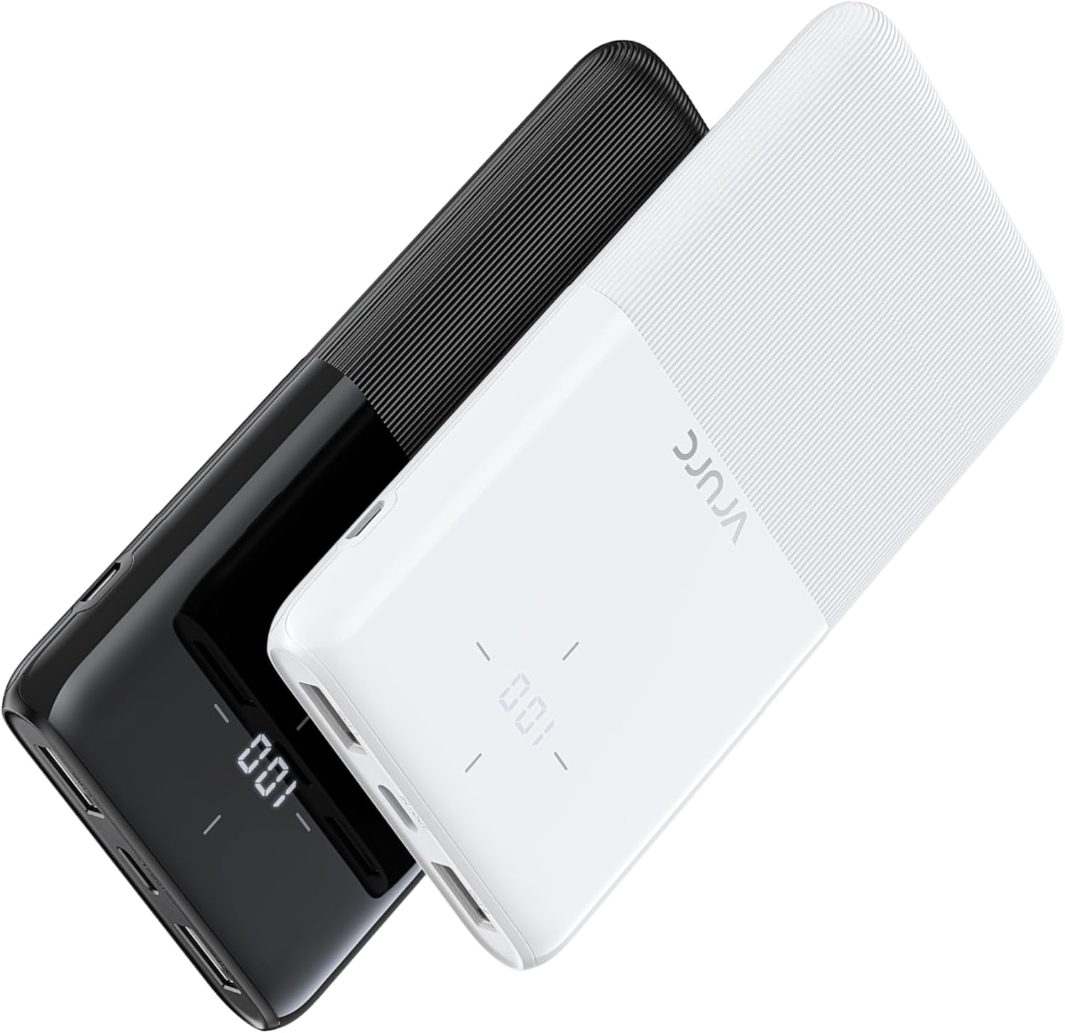 VRURC Power Bank 2 Pack 10000mAh Portable Charger USB C Input and Output,Battery...