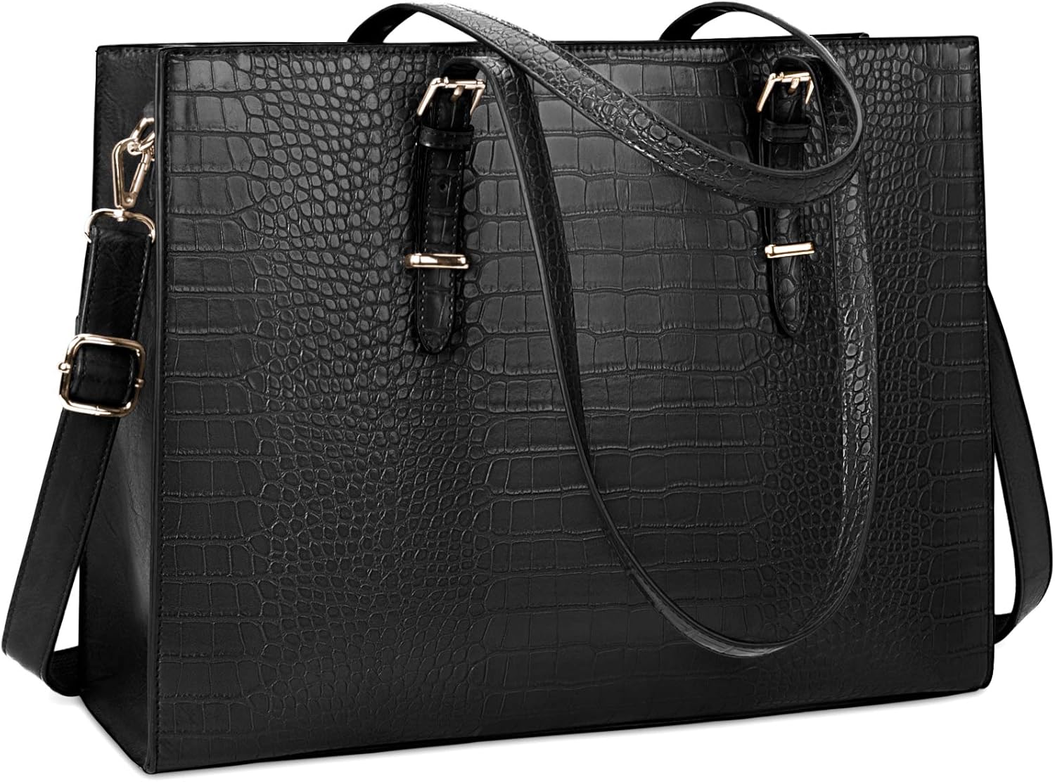 Lubardy Laptop Bags for Women Tote Bag 15.6 Inch Leather Large Ladies Handbag Wo...