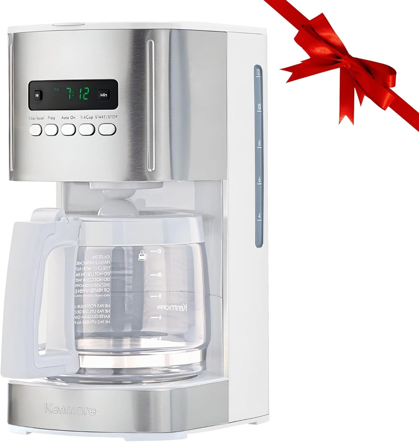 Koolatron Kenmore Programmable 1.8L Filter Coffee Machines 12-Cup Drip Coffee Ma...