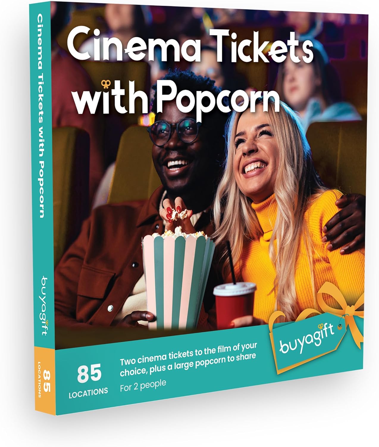 Buyagift Cinema and Popcorn Experience Box - 85 UK Movie Outings for Two