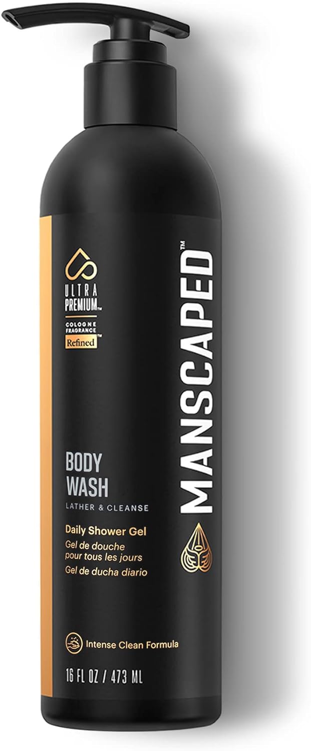 MANSCAPED® Men’s UltraPremium Body Wash, Luxurious Clean Formula Infused with Al...