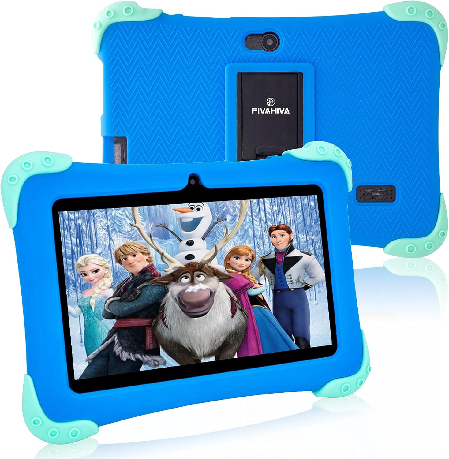 Fivahiva Kids Tablets 7" HD Display Android 11 Tablet for Kids Dual Camera 2GB+3...