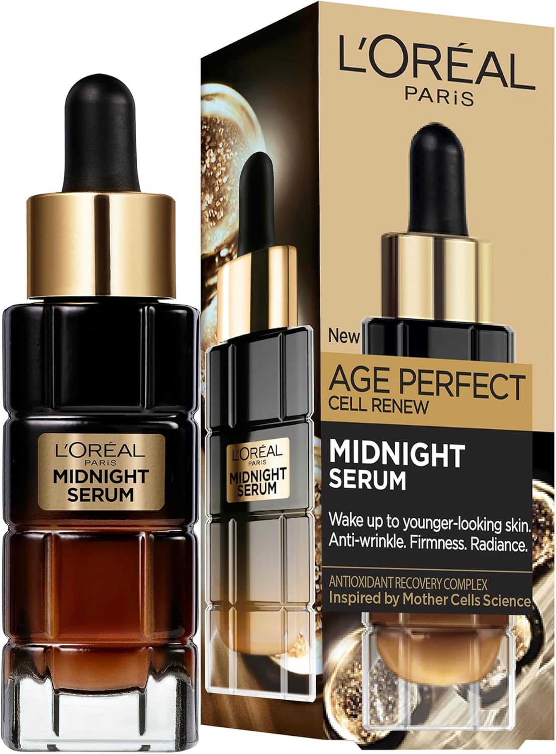 L'Oreal Paris Midnight Serum Cell Renew, Age Perfect Anti-Oxidant Recovery Compl...