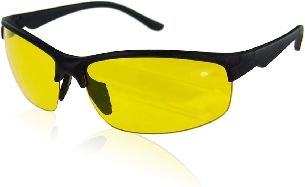 Boolavard Night Driving Glasses - Anti-Glare, TAC Polarized, HD Night Vision, Cl...