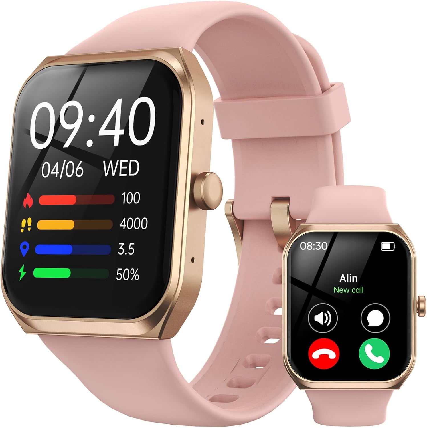 Smart Watch for Women - 1.91" Smartwatches With Answer/Make Calls, 24h Heart Rat...