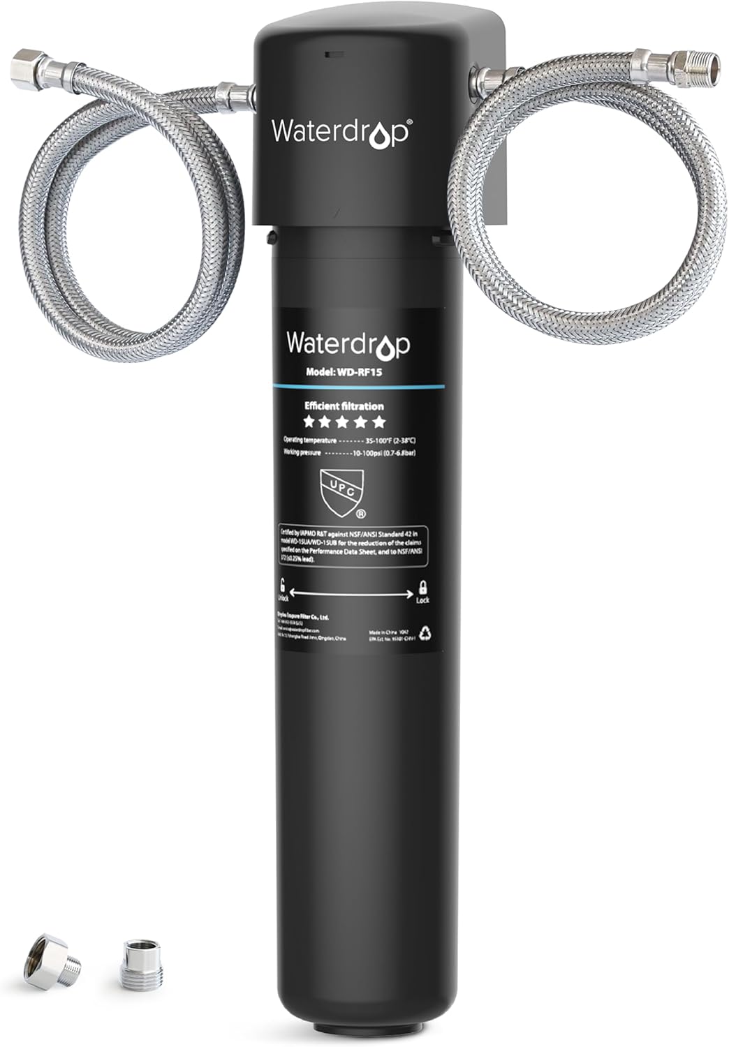 Waterdrop 15UA Under Sink Water Filter, 60K Liters...