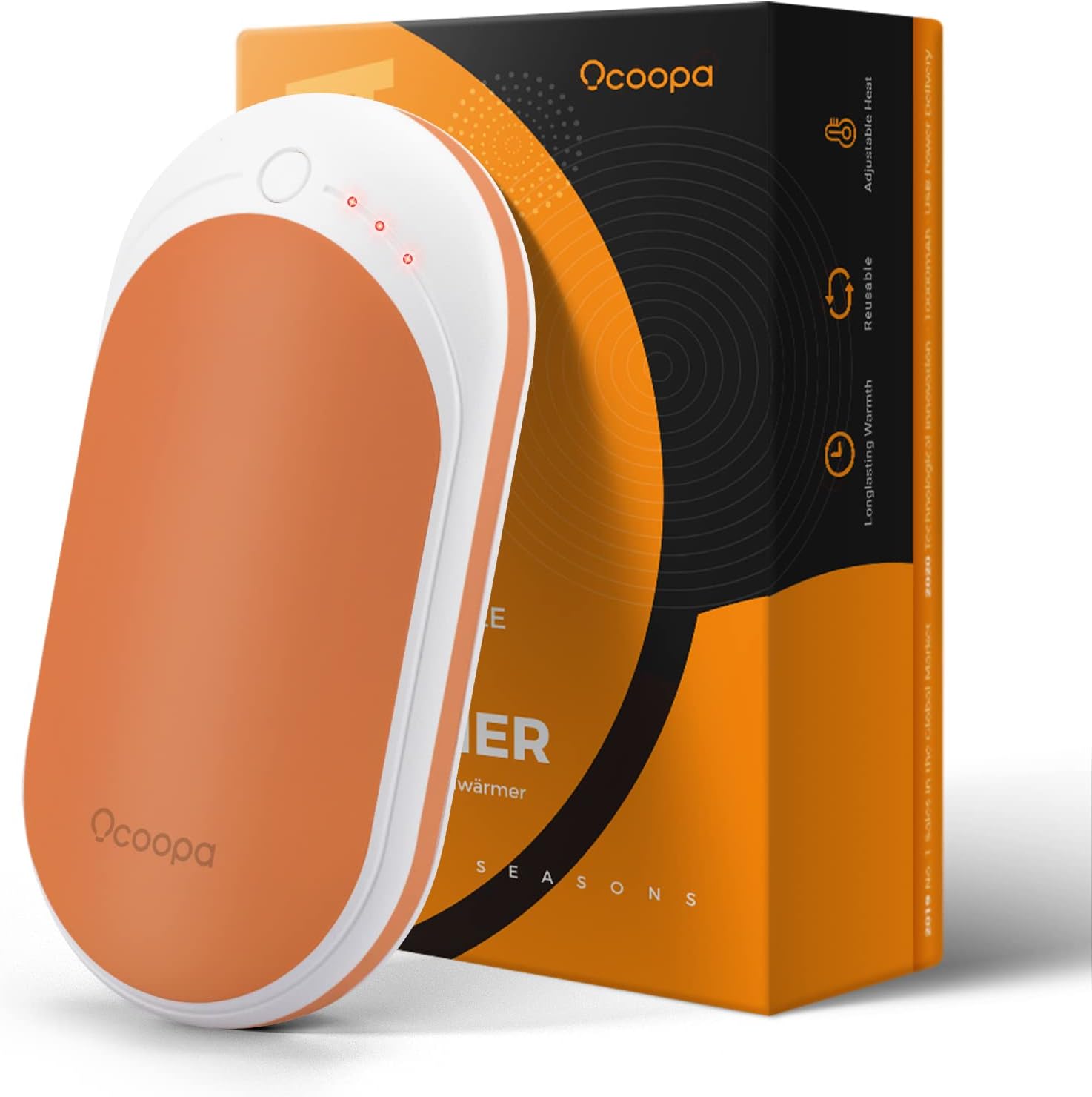 OOCOOPA HotPal Hand Warmer Rechargeable 1 Pack, 5200mAh Electric Portable Pocket...