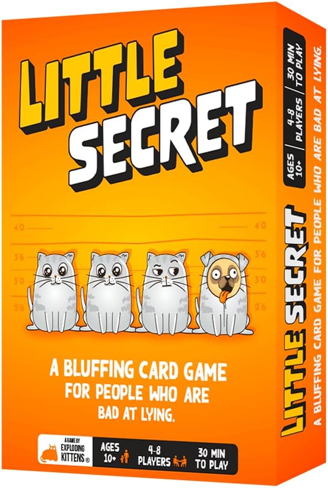 LITTLE SECRET | Bluffing Board Game for Family and Friends | An Exploding Kitten...