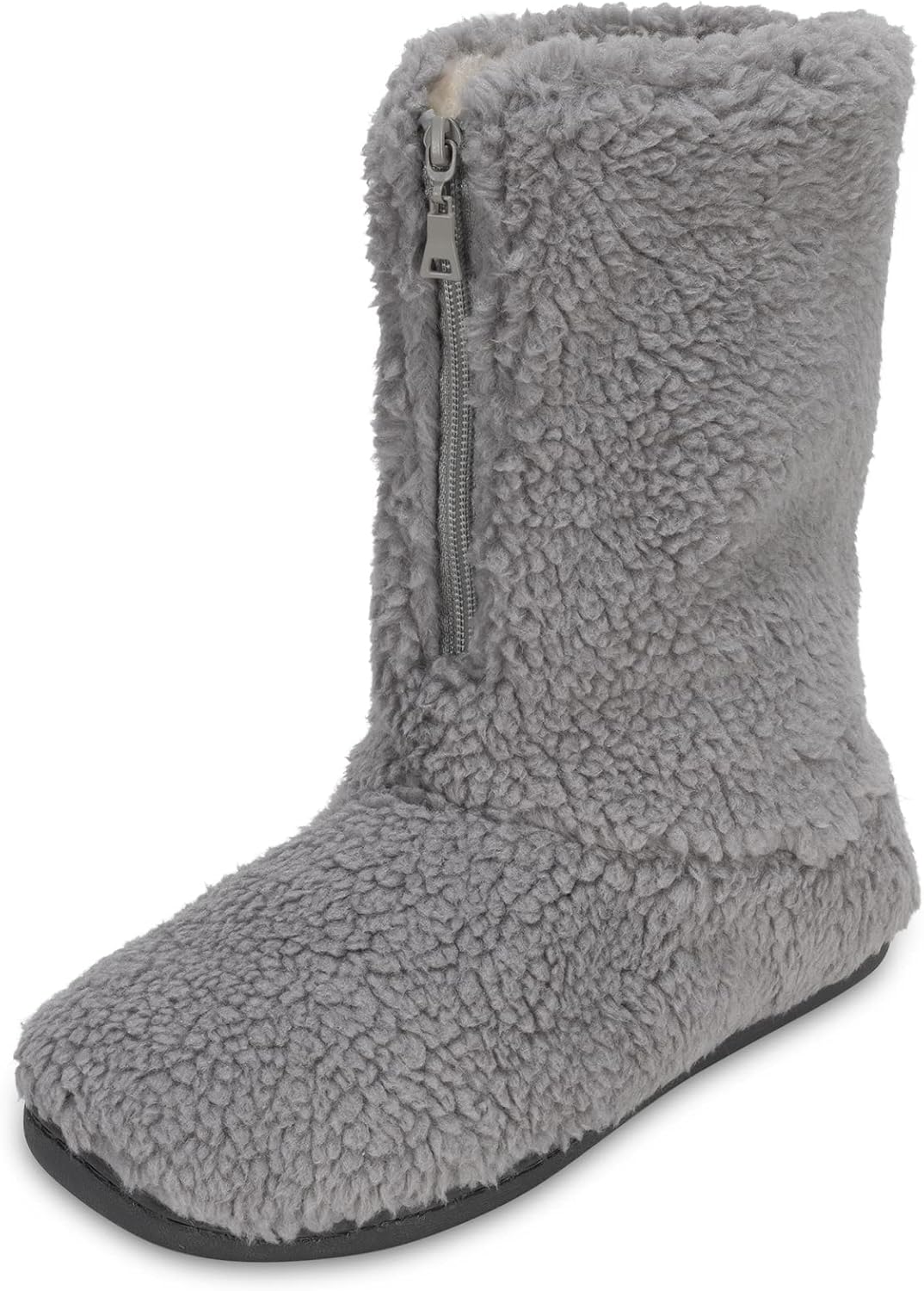 Polar Mens Sherpa Slipper BootsAnti-Slip Indoor Bootie Slipper with Funny Quote...