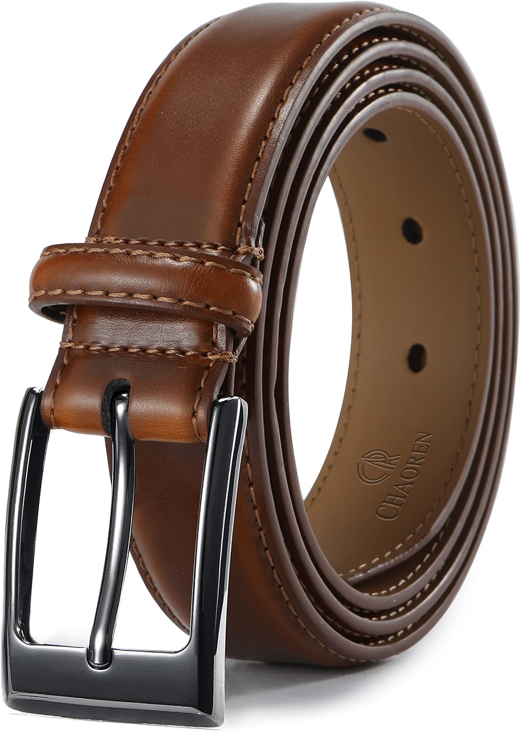 CHAOREN Leather Belts for Men, Mens Dress Belt 1 1/8" for Suits, Fashion Classic...