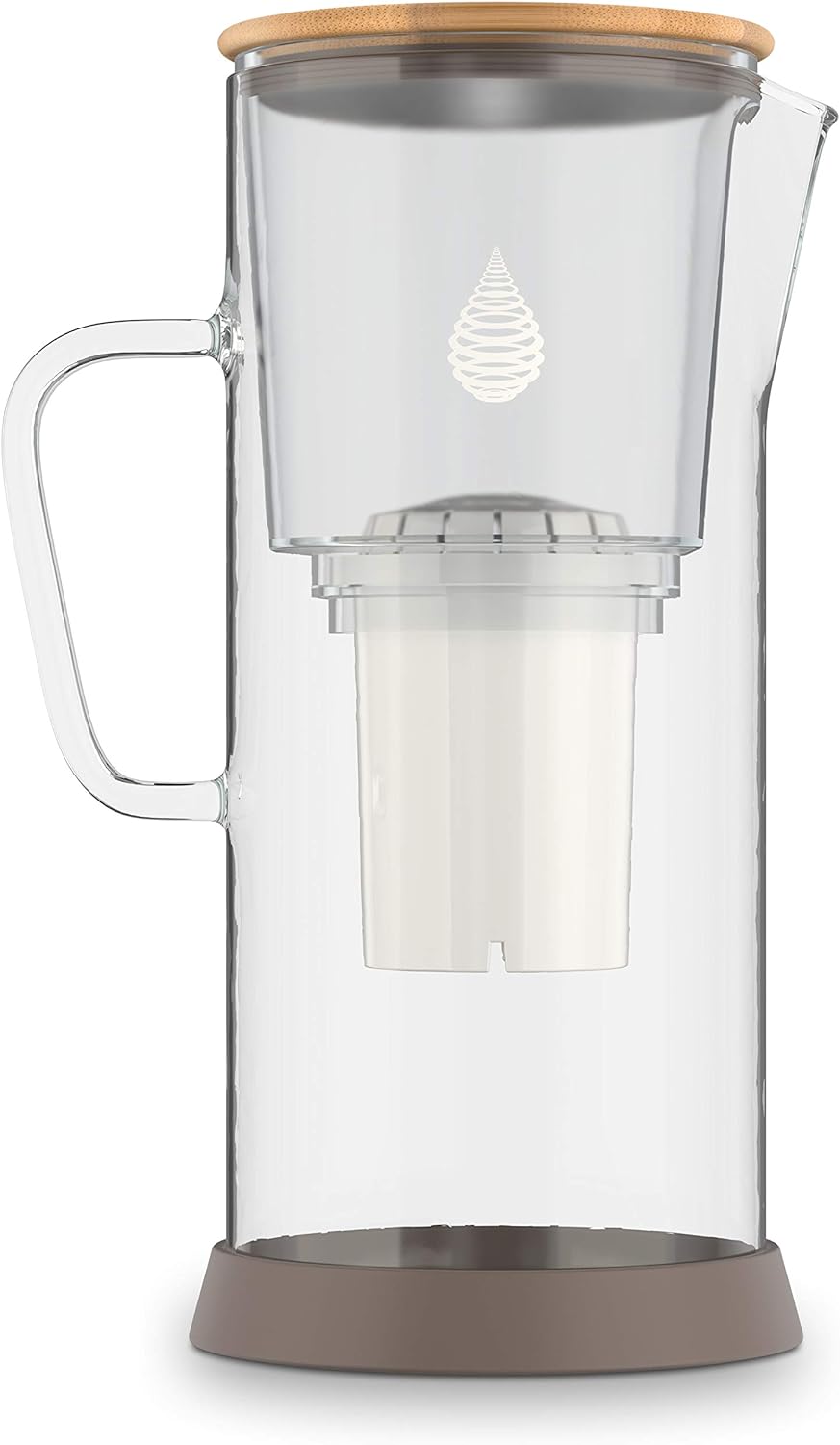 pH Restore Glass Alkaline Water Filter Jug - 3.5L Filter Water Jug with Multi-St...