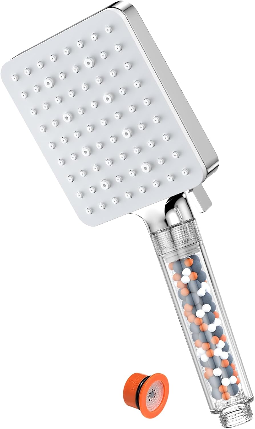 Shower Head with Filter,YEAUPE PRO Bathroom Showerhead (115 * 100mm), Shower Hea...