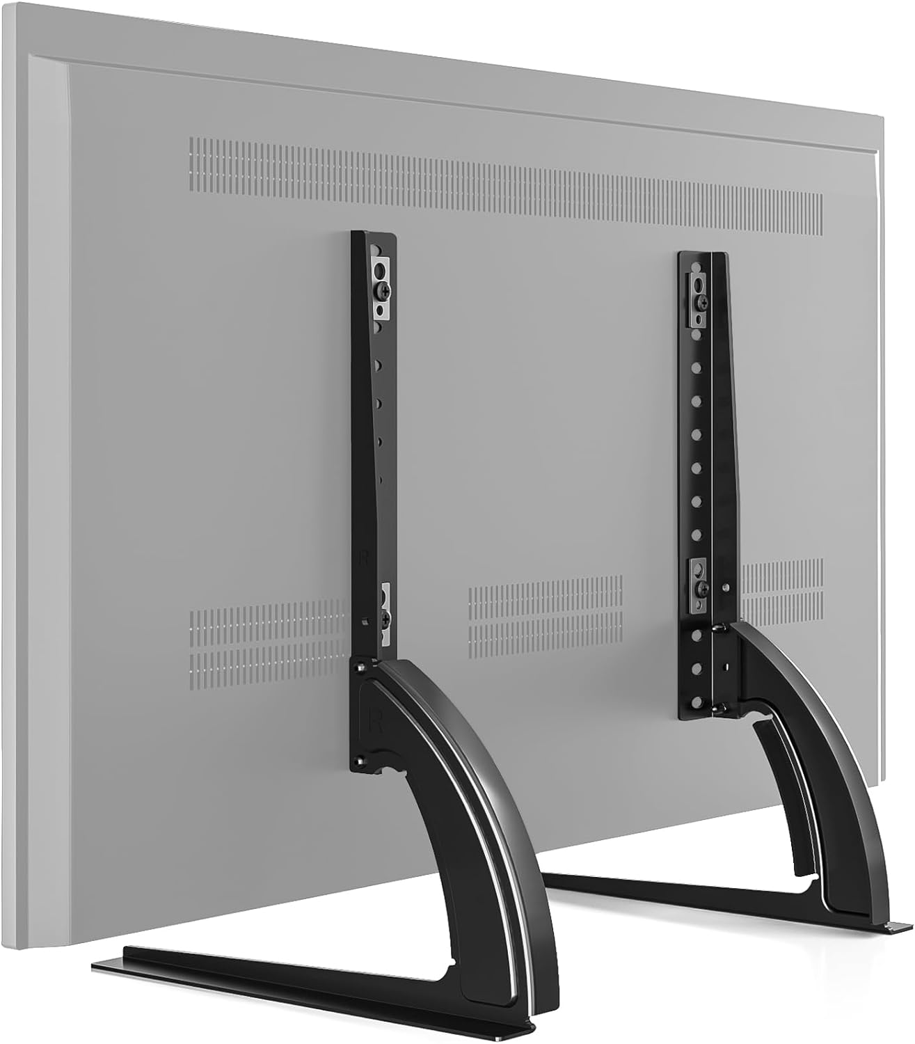RFIVER Universal TV Stand Base TV Legs with Height Adjustment fit Most 32-55 LCD...