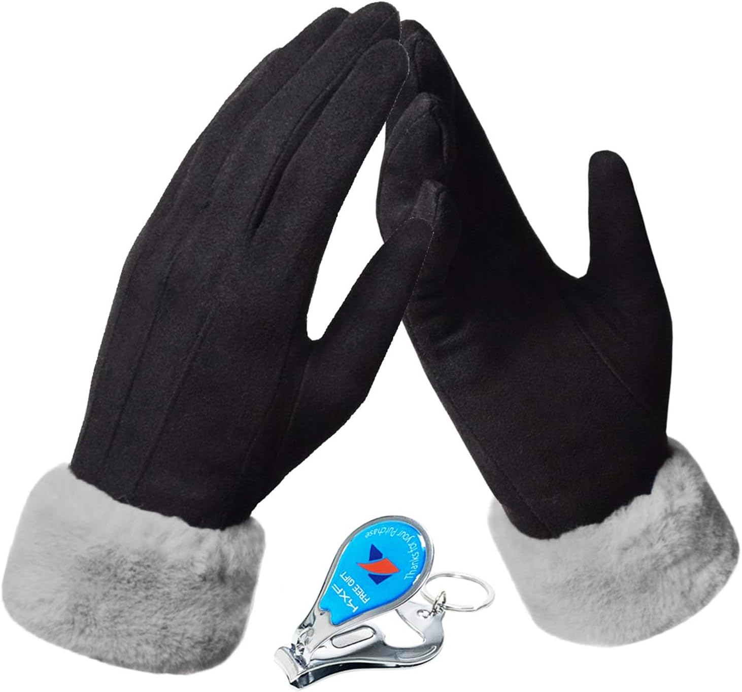 LassZone Womens Winter Warm Touch Screen Gloves Fleece Lined Windproof Soft Sued...