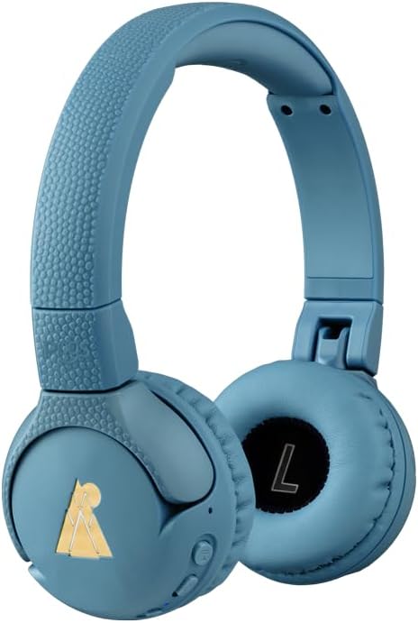 POGS Bluetooth wireless kids headphones | The Gecko 2 | Adjustable, foldable, du...