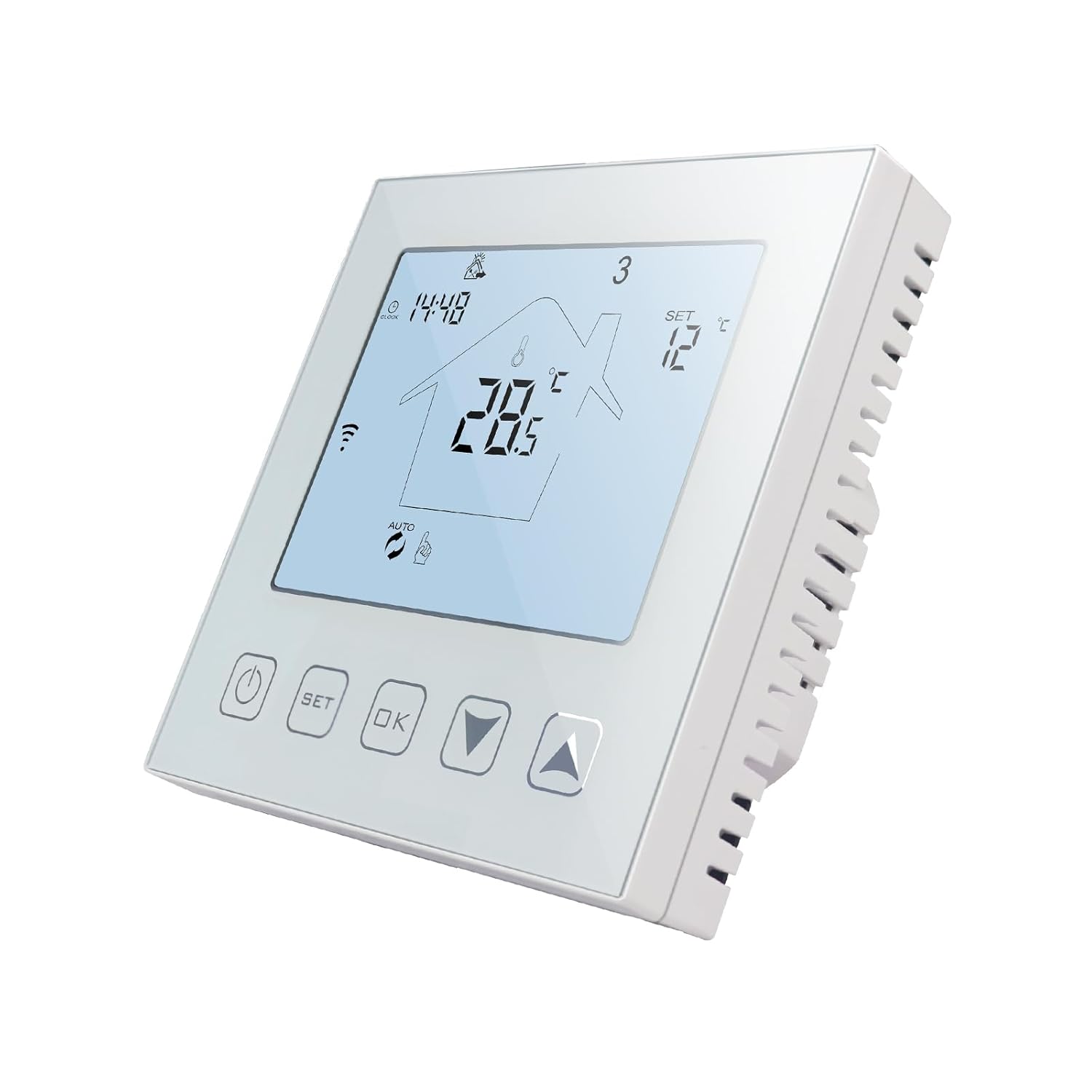 KETOTEK Smart Thermostat WiFi for Electric Underfloor Heating 16A Compatible wit...