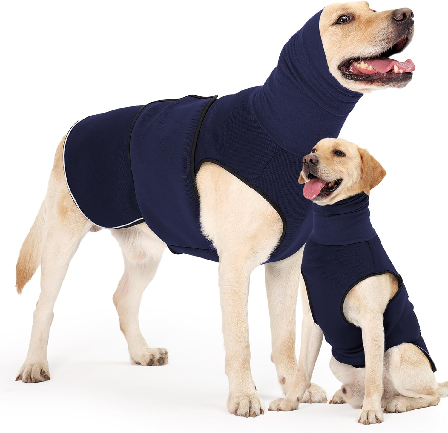 HEYWEAN Dog Anxiety Jacket with Calming Hood Anxiety Relief Vest with Ear Cover...