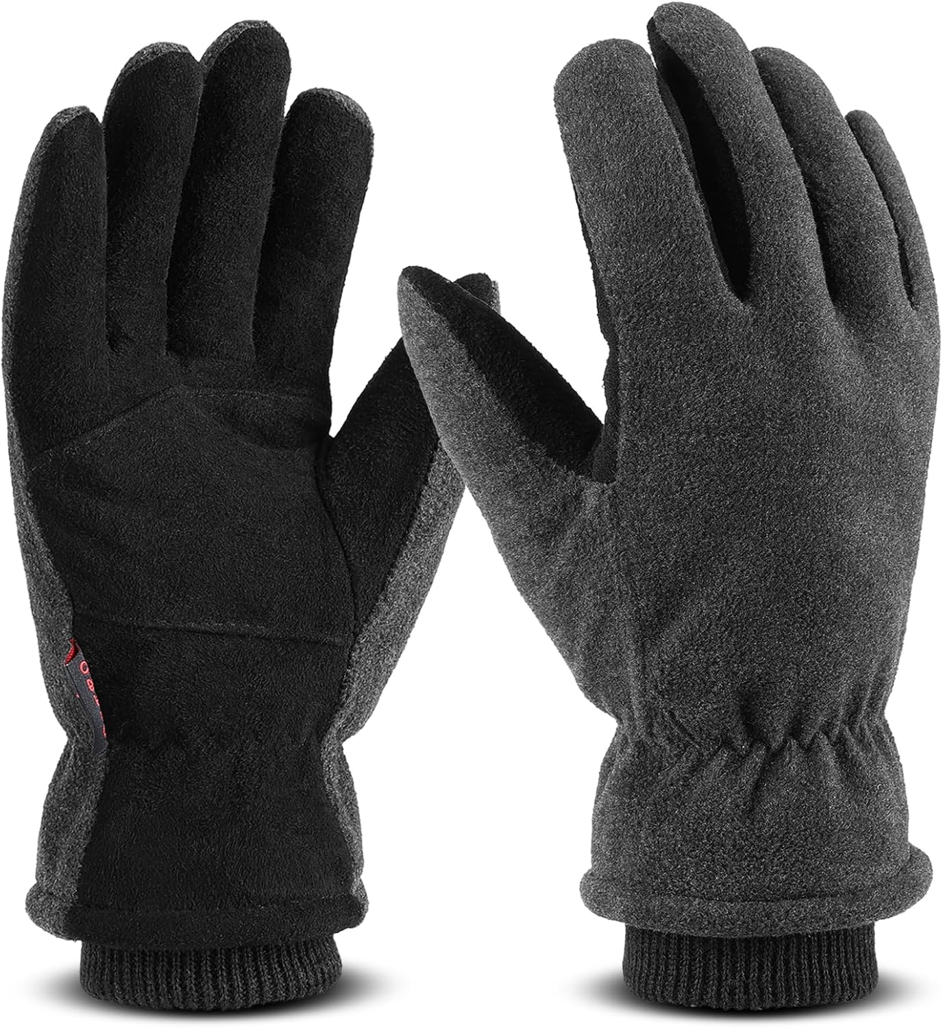 OZERO Winter Warm Gloves: Windproof Waterproof Thermal Running Gloves Ski Gloves...
