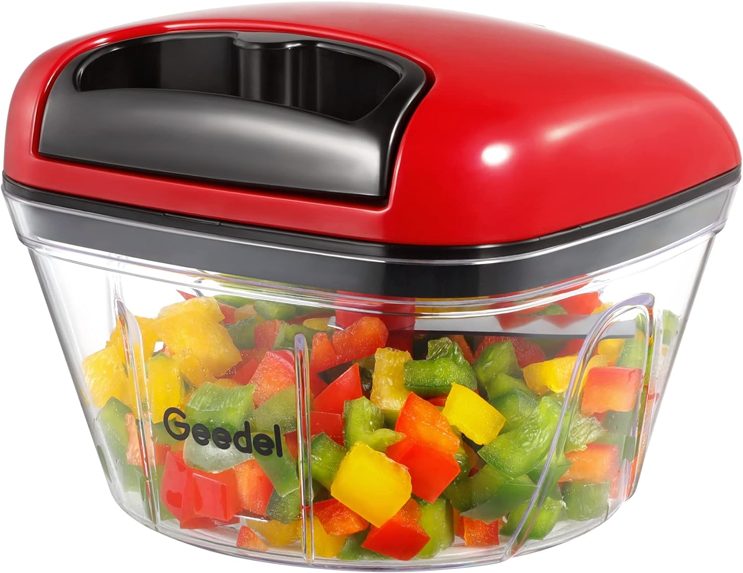 Manual Pull Food Chopper, Hand Pull String Onion Chopper Dicer for Kitchen, Easy...