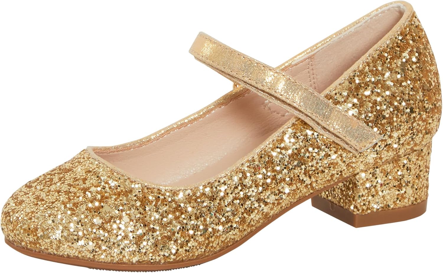 Lora Dora Girls Low Heeled Shoes Block Mary Jane Strap 11240 Special Occasions P...