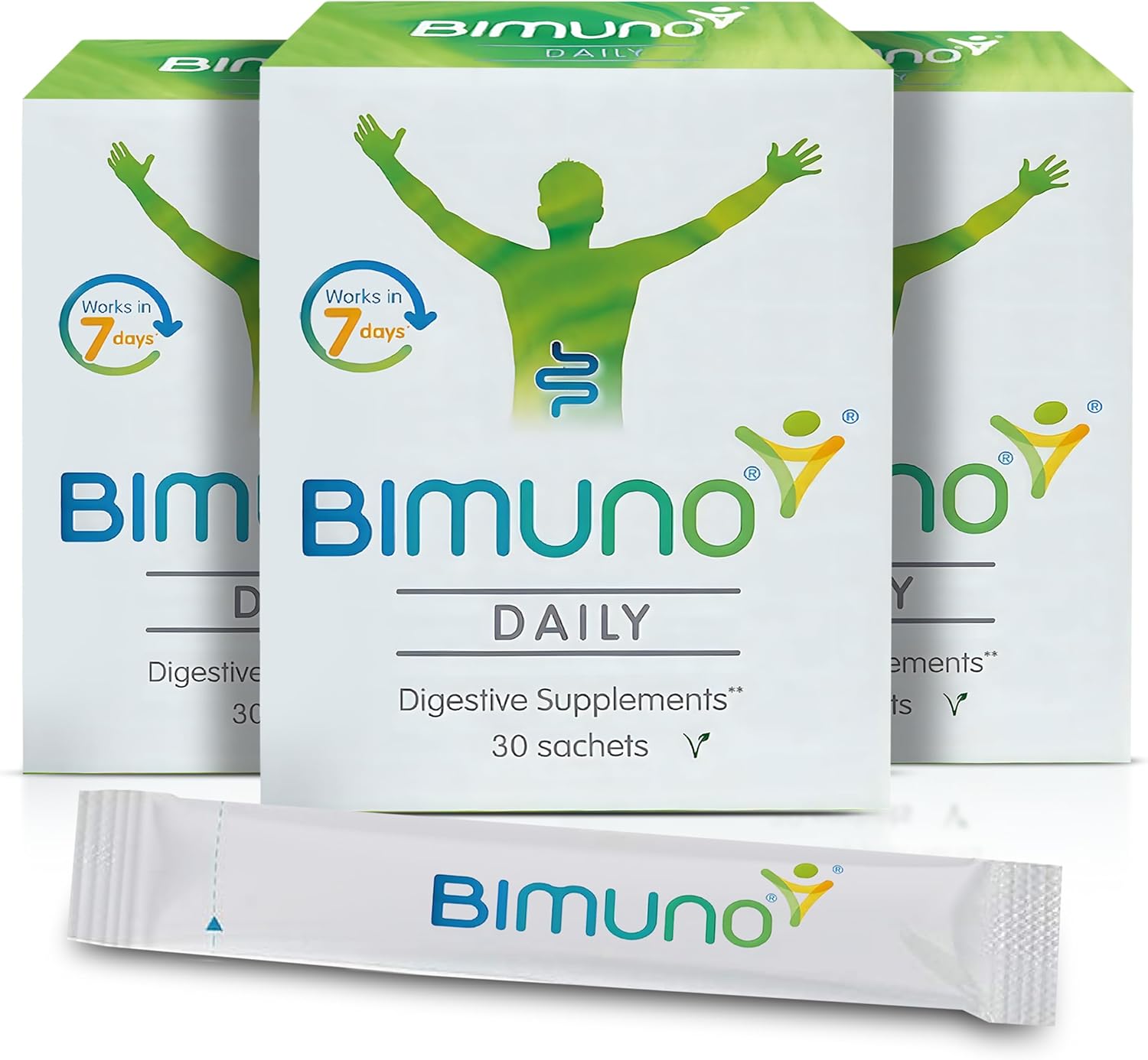 Bimuno Daily Prebiotic for Gut Health | Bacterial Culture Food Supplements | Hig...