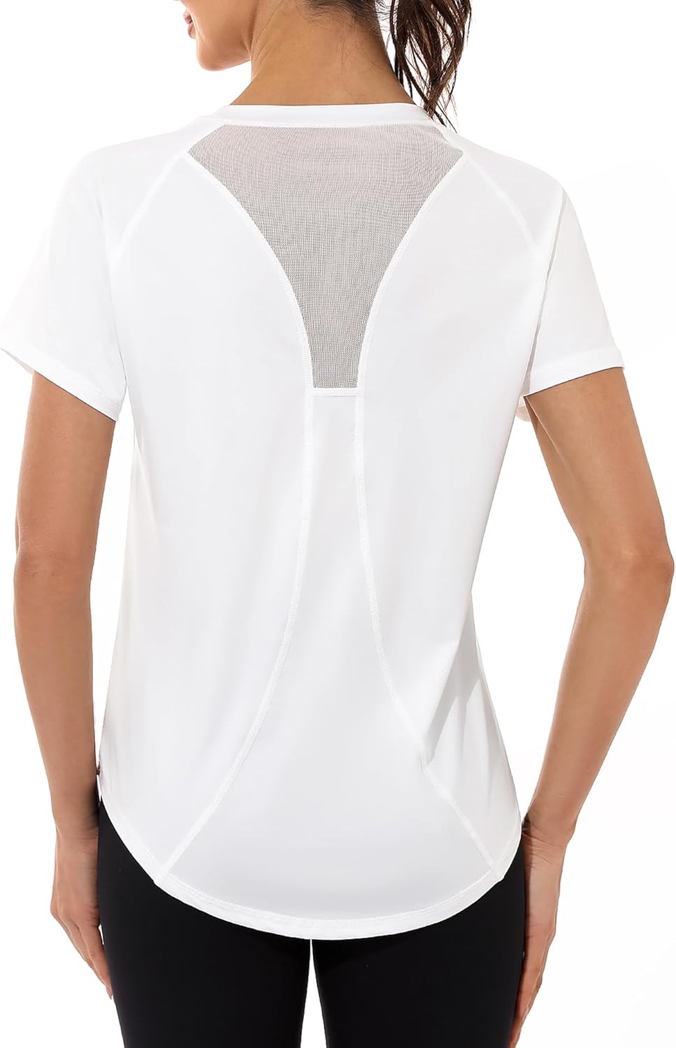Gyabnw Gym Tops Women Workout Yoga Running Top Quick Dry Sports T-Shirt Ladies C...