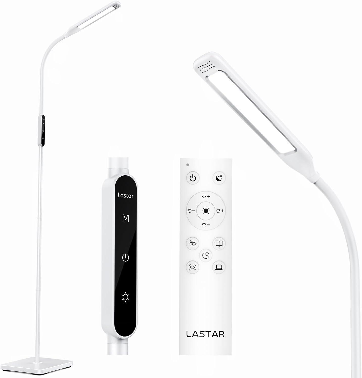 Lastar LED Floor Lamp, Reading Standing Lamps with Remote and Touch Control for...