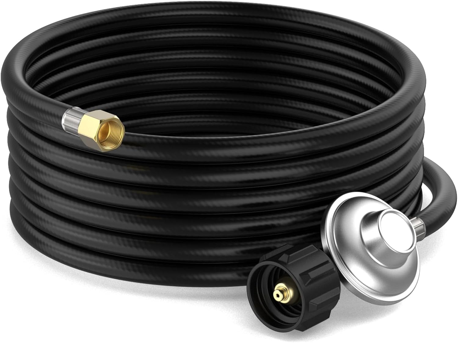 only fire 12 Feet Propane Regulator and Hose, Universal QCC1 Low Pressure Propan...