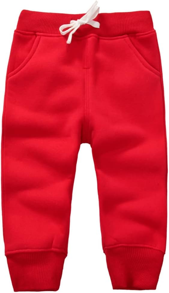 DELEY Unisex Kids Cotton Pants Winter Trousers Baby Bottoms Sweatpants 1-5 Years...