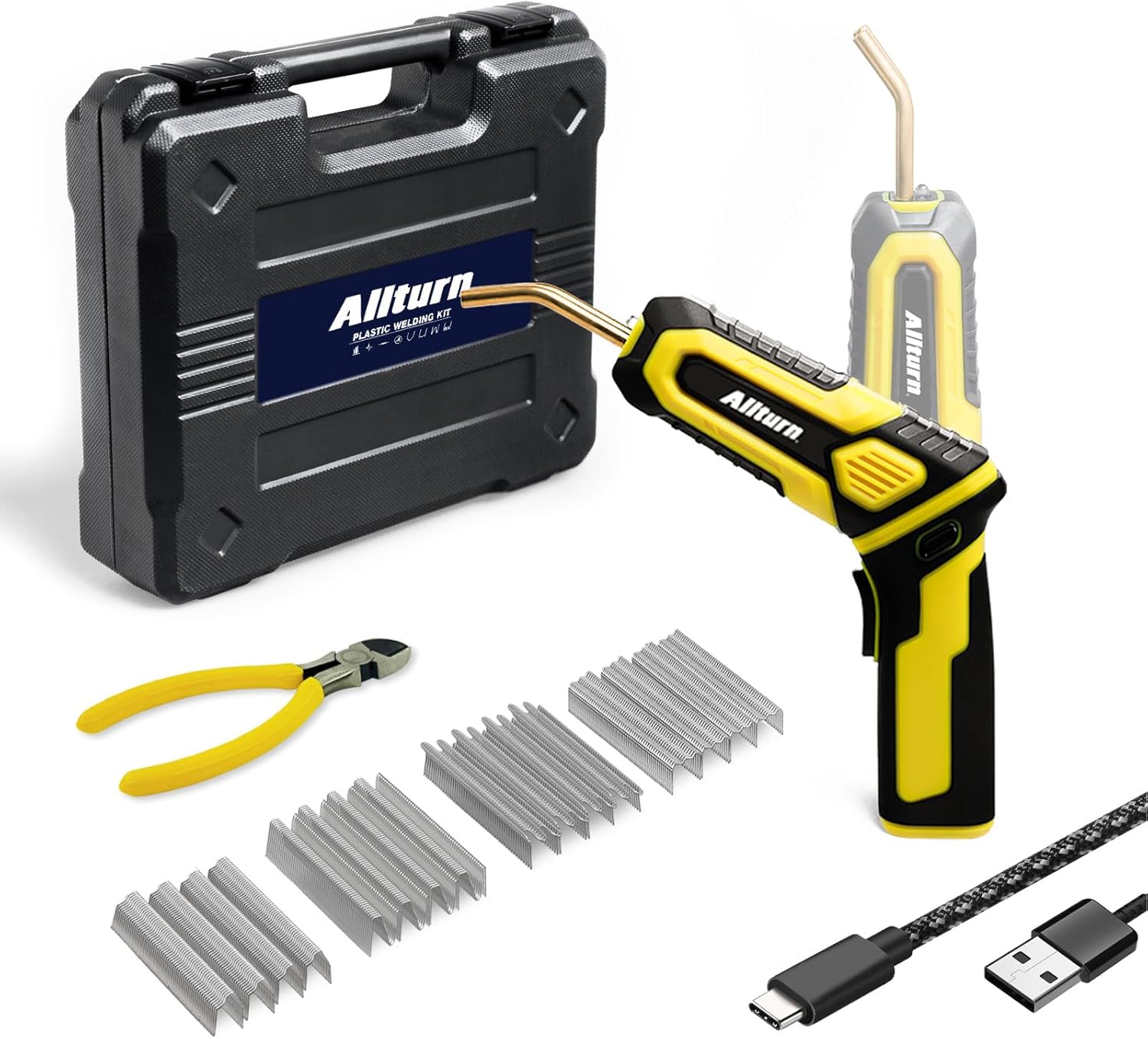 Allturn Cordless Plastic Welder,Plastic Welding Kit,Plastic Welder Gun Convertib...