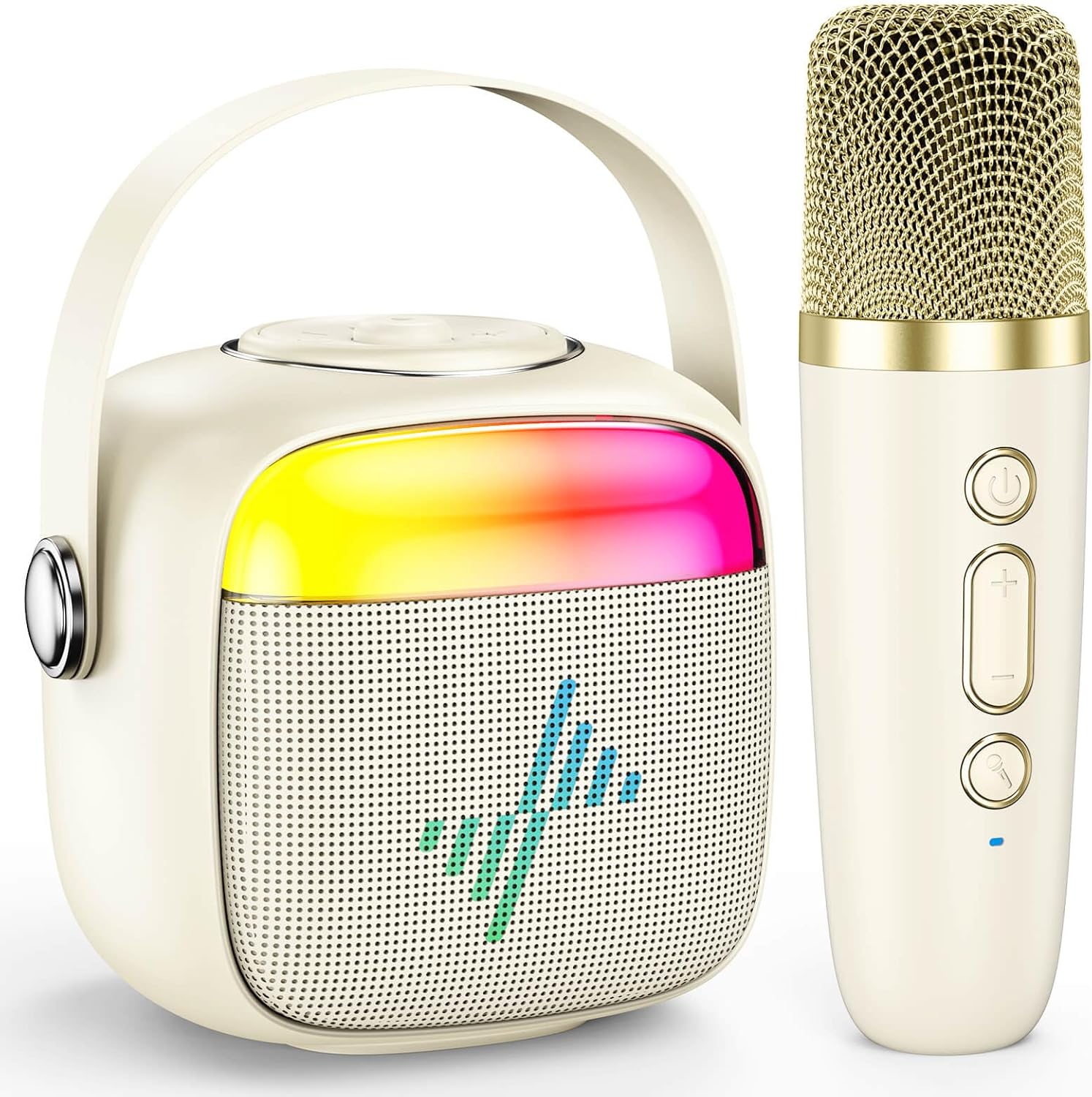LENRUE Karaoke Machine for Kids, Birthday Gifts for Girls Boys Teens with Wirele...