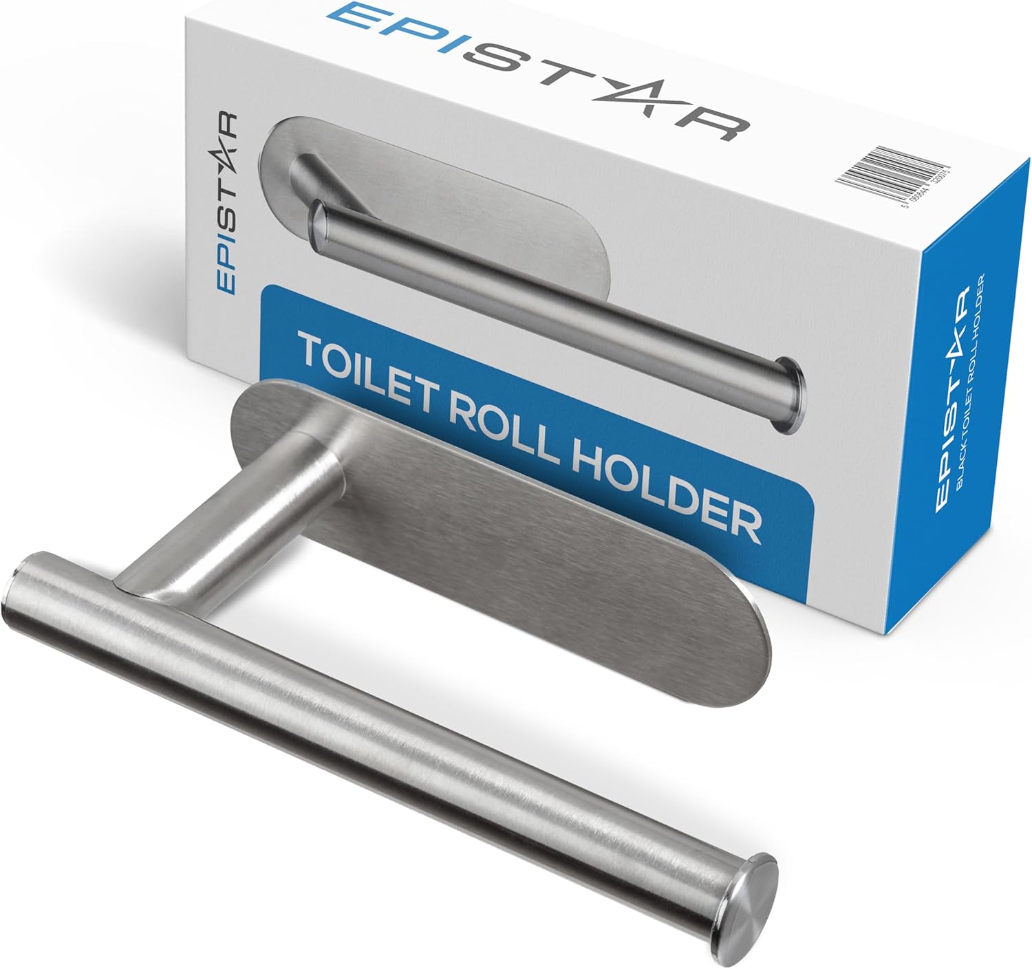 EPISTAR Toilet Roll Holder | Self Adhesive Bathroom Accessory | Wall Mounted | N...