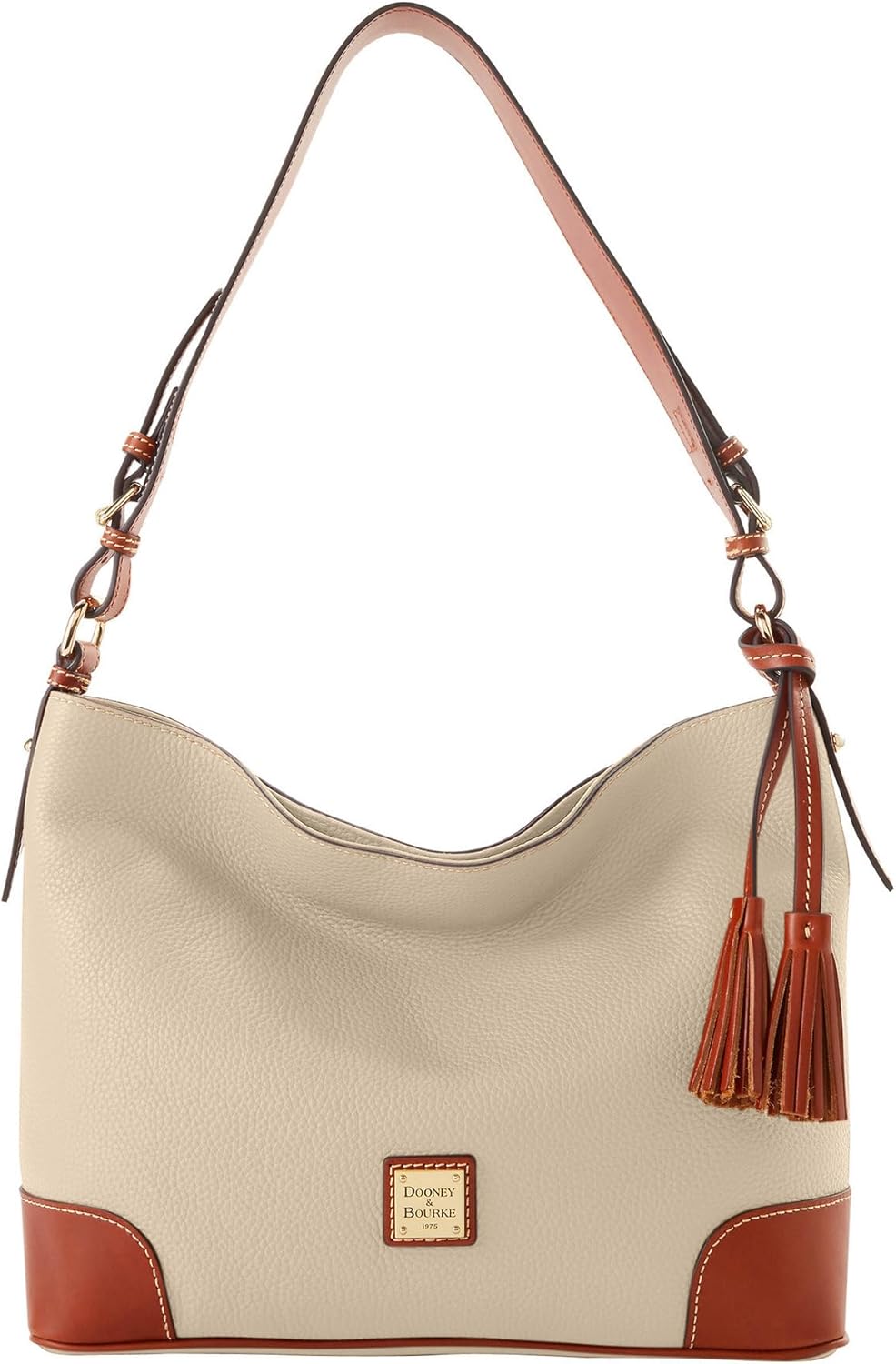 Dooney & Bourke Handbags for Women, Leather Shoulder Bag with Zipper Pockets & M...