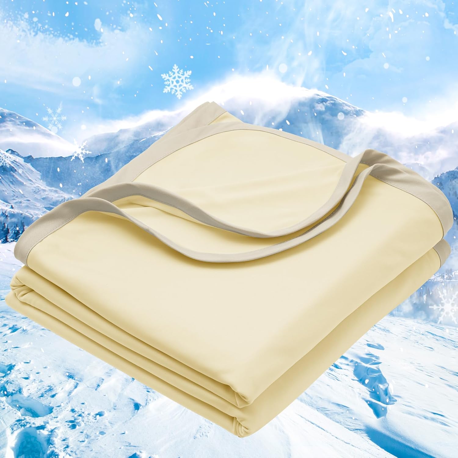 PHF Double Cooling Blanket for Hot Sleepers Queen Size, Arc-Chill Q-Max>0.5 with...