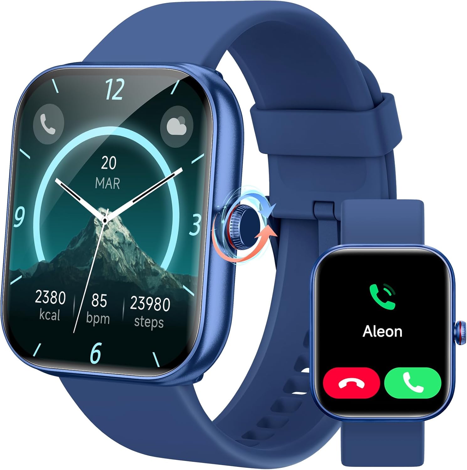 Smart Watch for Men Women, Answer/Make Calls,[1.91"HD Screen] Smart Watches for...