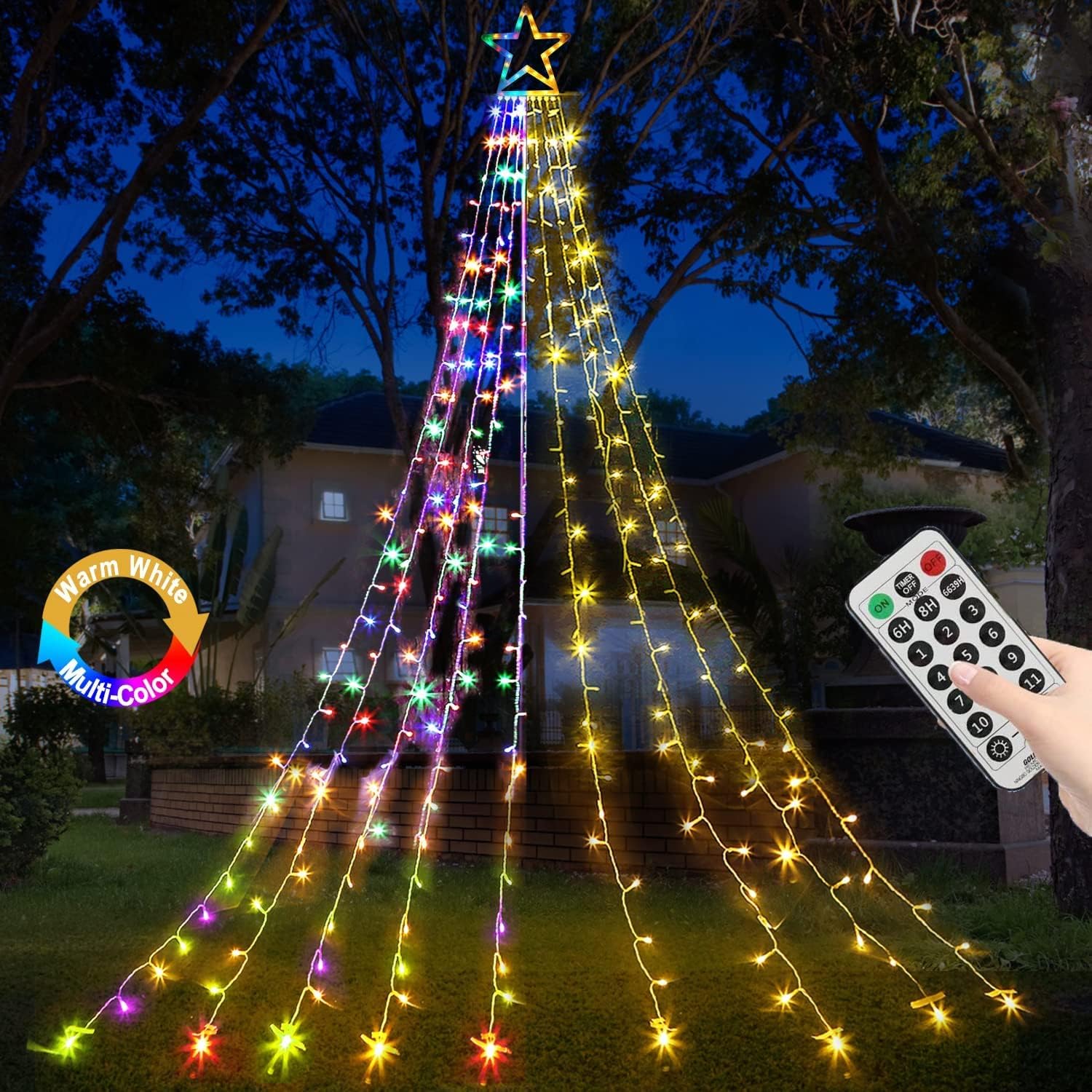Christmas Decorations Light Outdoor, Color Changing Christmas Lights 11 Lighting...