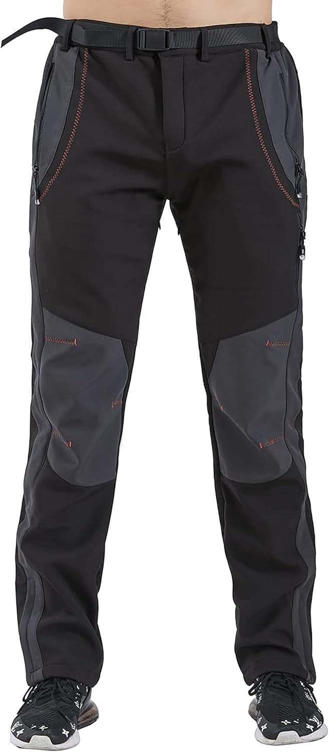 Gash Hao Men's Snow Ski Pants Waterproof Insulated Snowboard Pants Breathable Me...