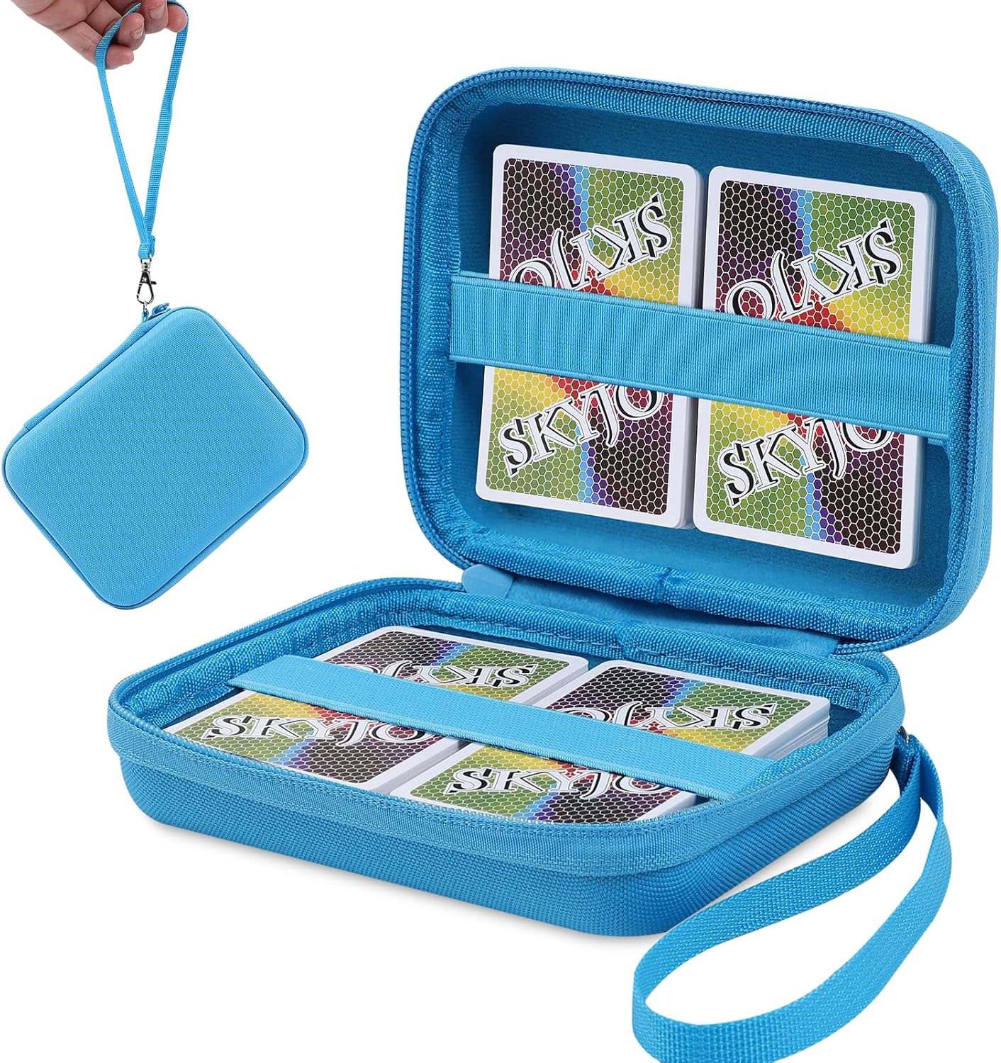tombert Carrying case for PTCG Trading Cards, Hard-Shell Storage Box fits Magic...
