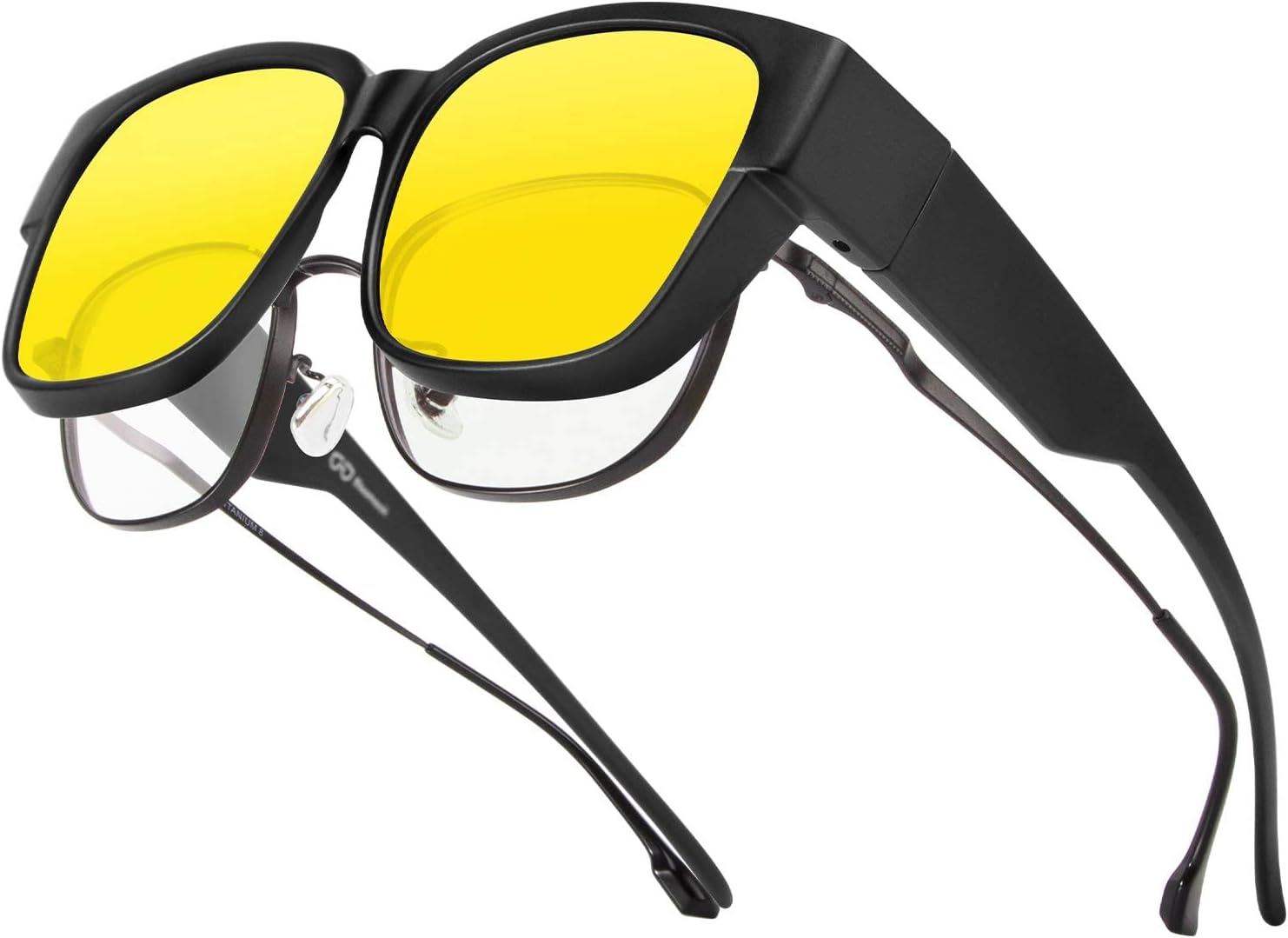 Bloomoak Polarized Night Driving Over Glasses/Fashion Oversized/Anti Glare for W...