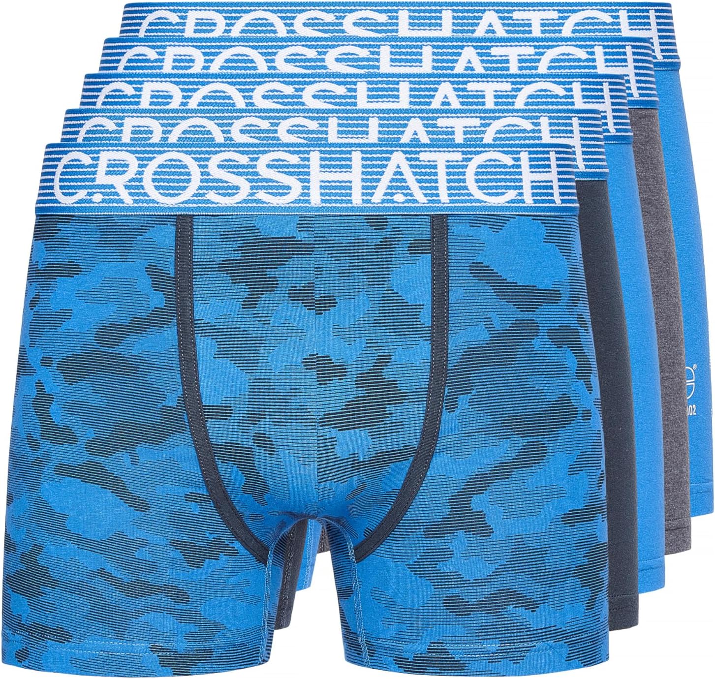Crosshatch Men's (5 Pack) Multipacked Boxer Shorts, Men's Multi-Color Boxer, Men...