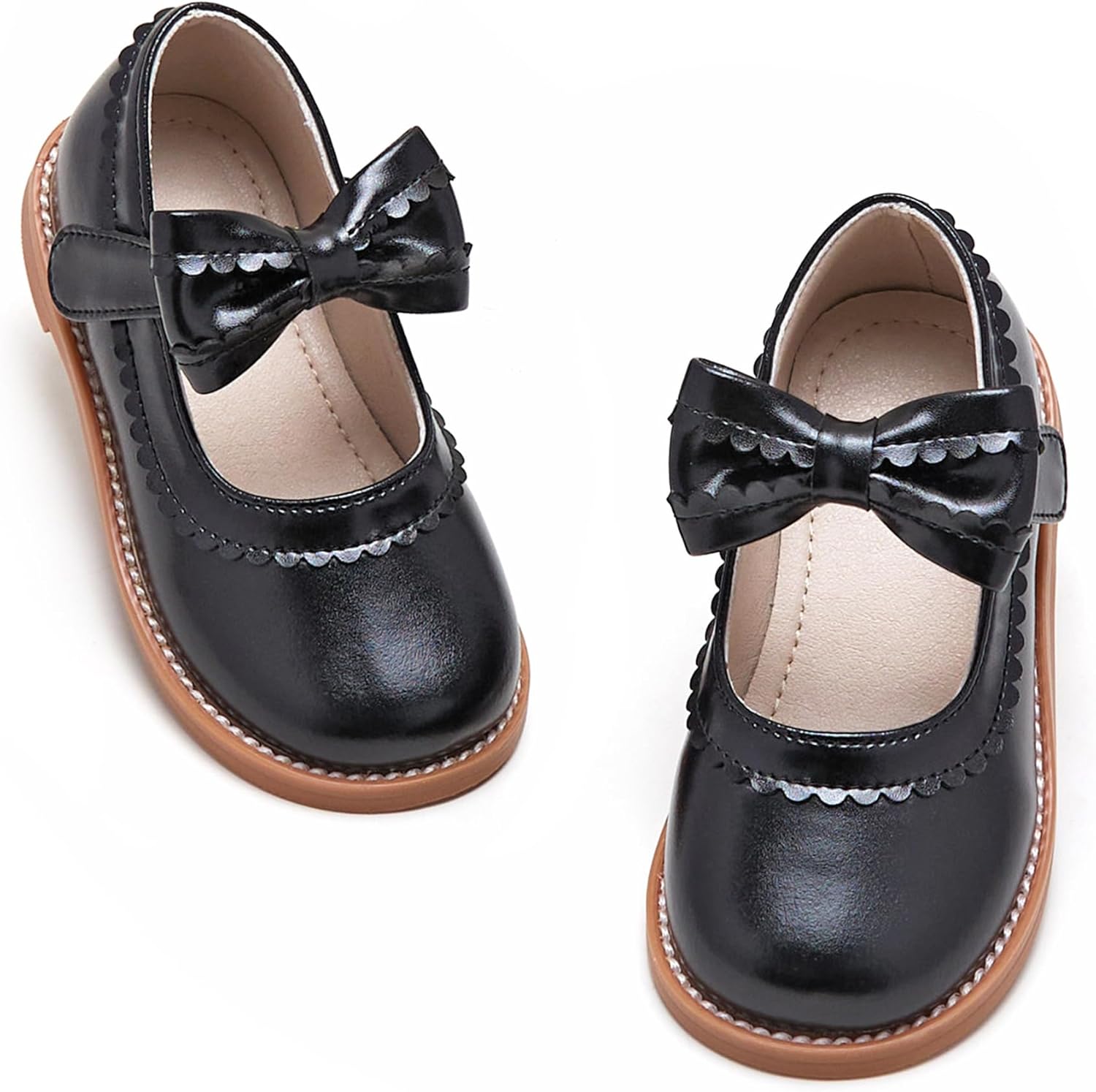Kiderence Toddler Girls Mary Jane Dress Shoes Little Girls School Oxford Flats 7...