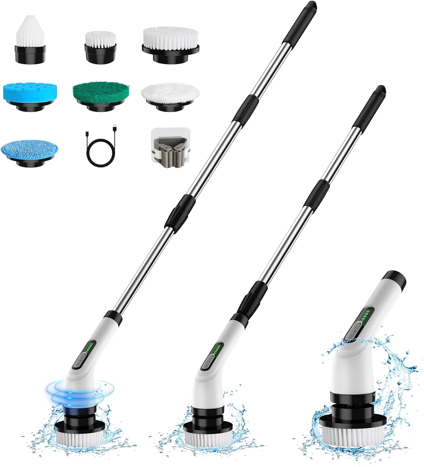 Pancellent Electric Spin Scrubber, Upgrade 7 in 1 Electric Cleaning Brush,420RPM...