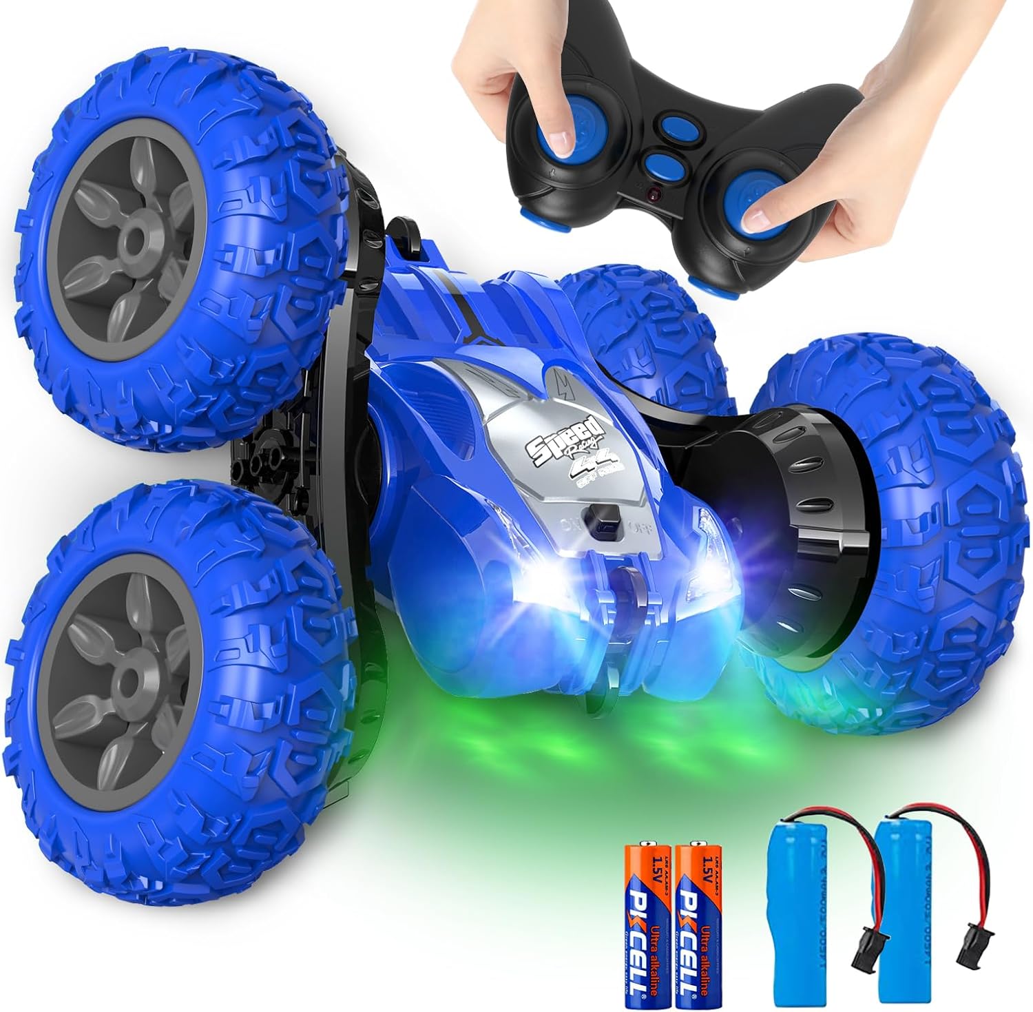 Remote Control Car, RC Stunt Double Sided 360° Rolling Rotating Rotation Cars, H...