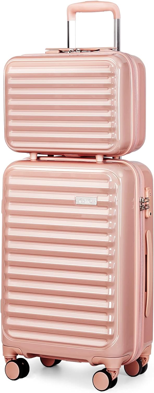 Coolife Luggage Suitcase expandable (only 28”) ABS...