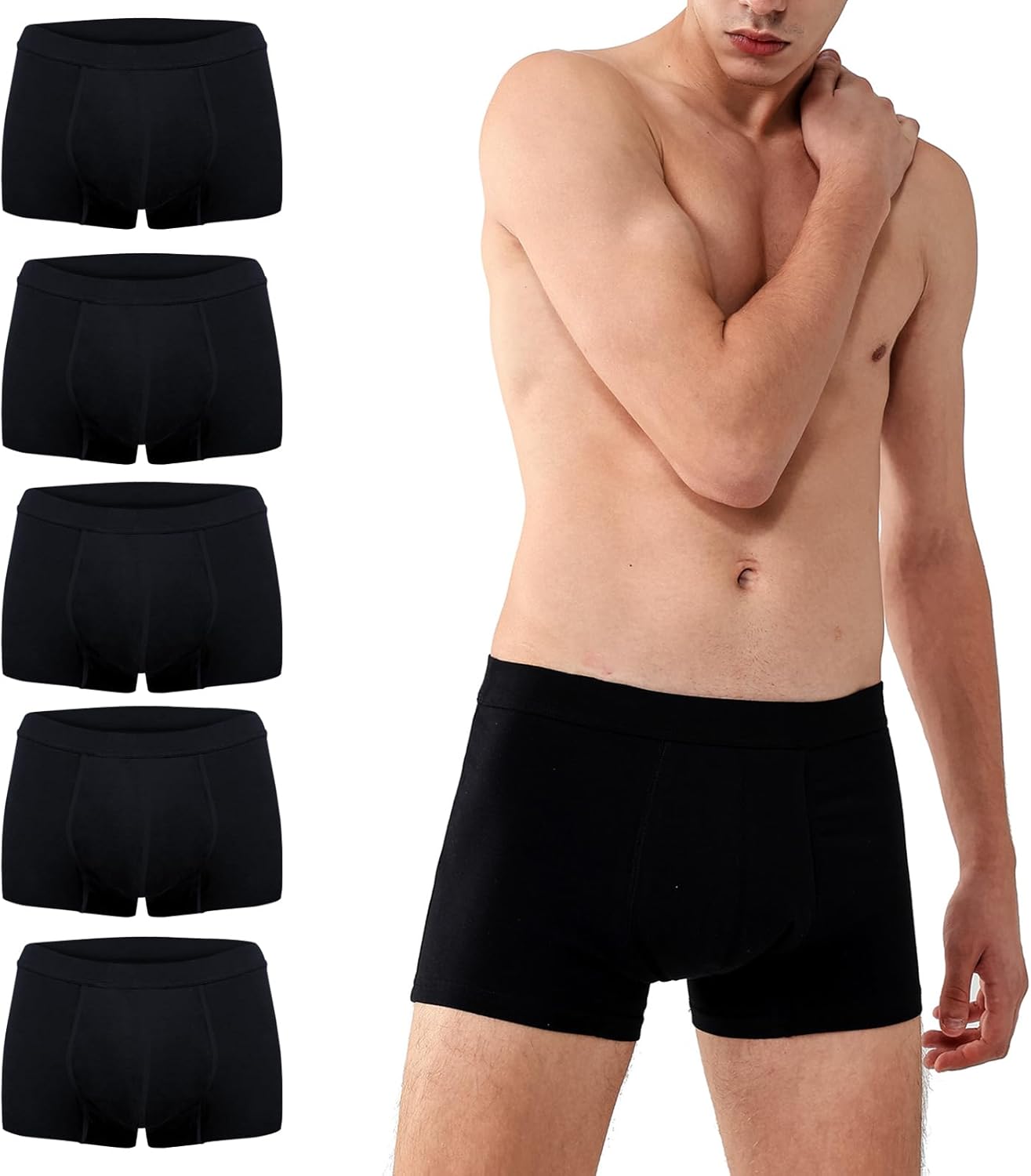 BATTEWA Washable Incontinence Underwear for Men, Regular Cotton Leak-Proof Brief...