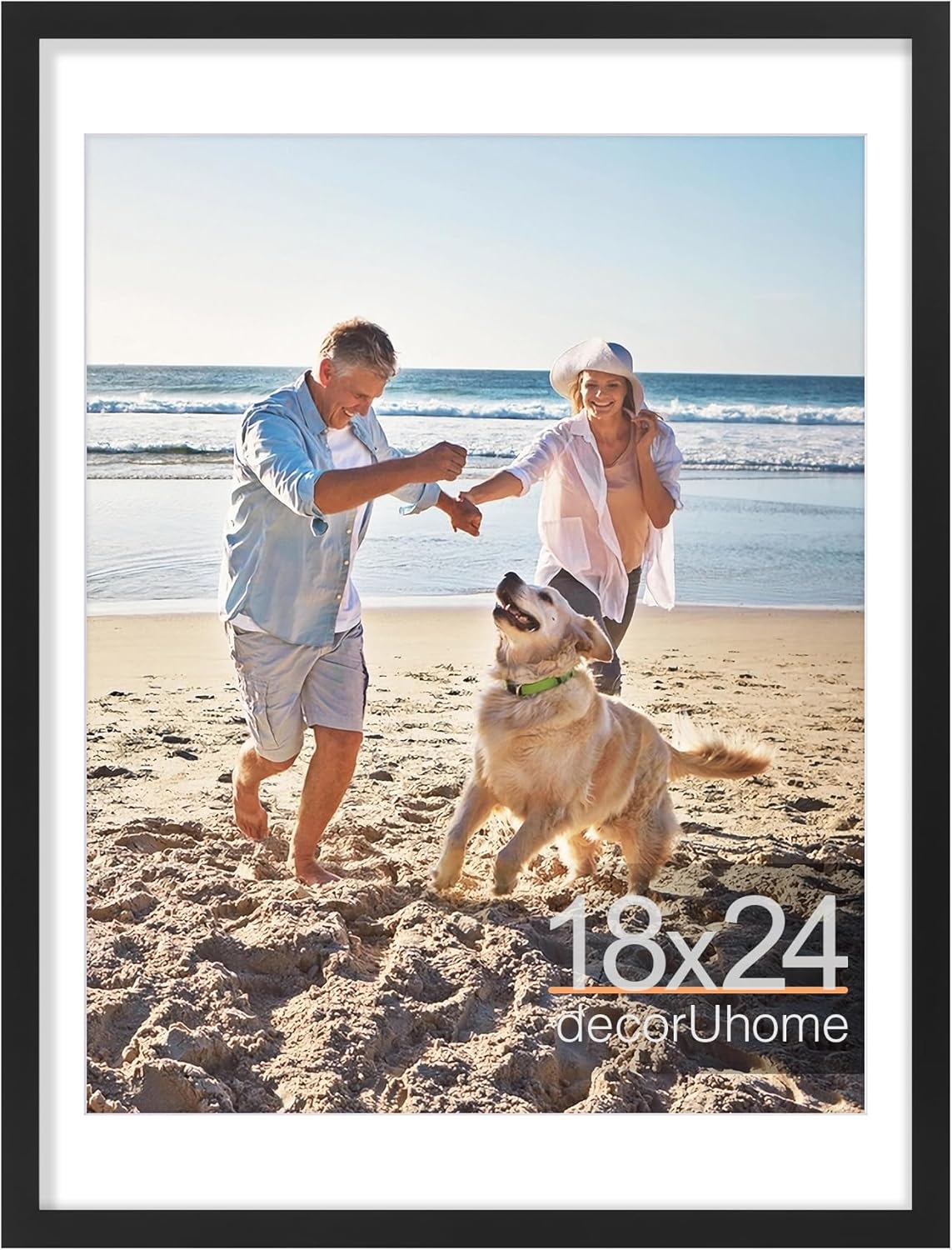 decorUhome 18x24 Picture Frame, Display Pictures 16x20 with Mat or 18x24 without...