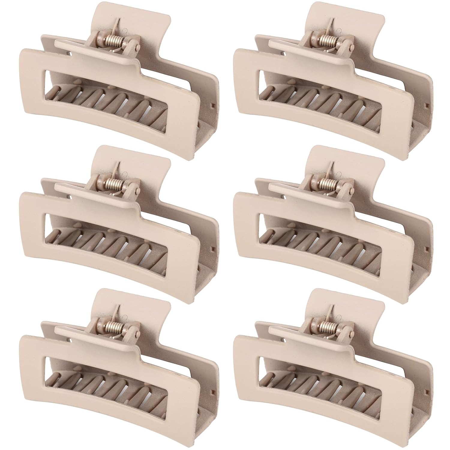 79Style 6Pcs Hair Clips: 3.5 Inch Large Medium Square Claws for Thick Long Hair,...