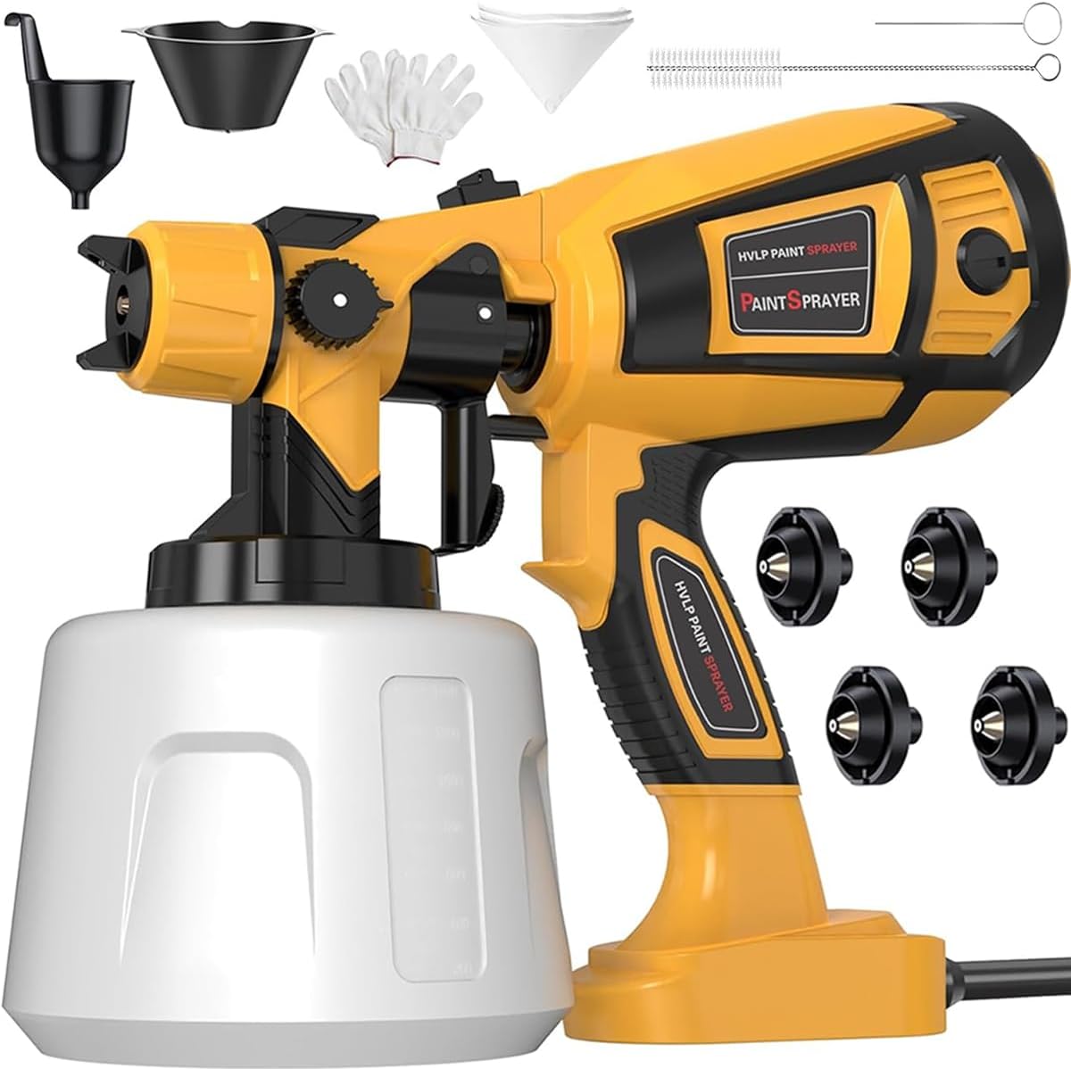 Paint Sprayer High Power Electric Spray Paint Gun with Adjustable Spray Width Kn...